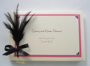 Black Feather Guest Book